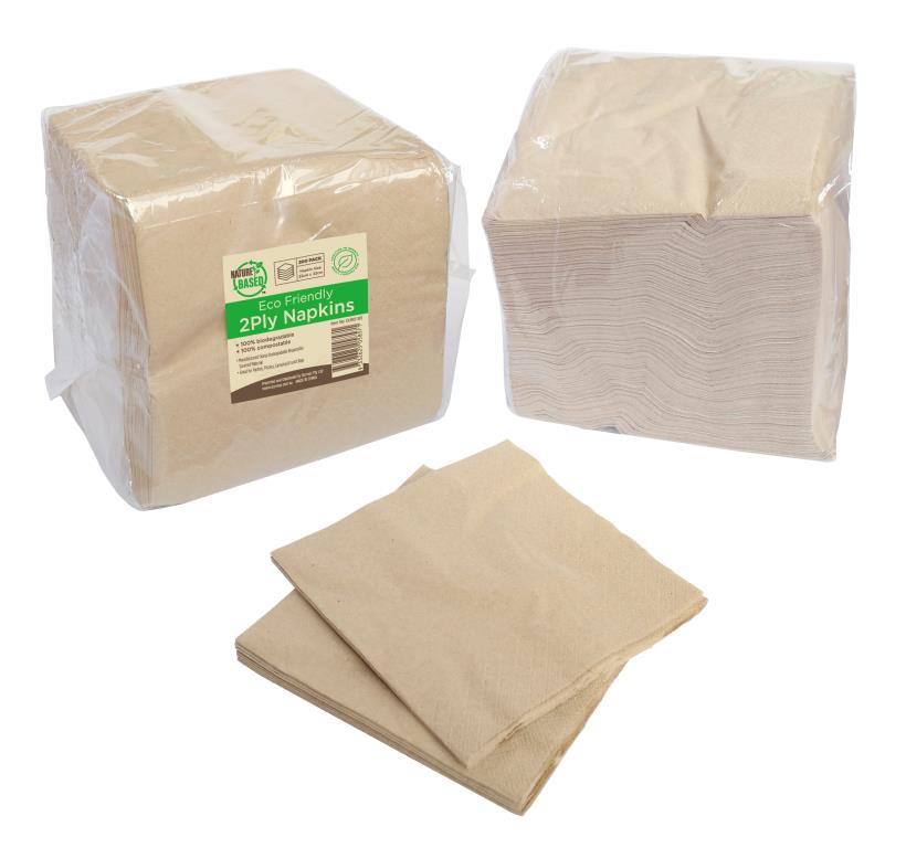Biodegradable Series Paper Napkin - 33CM X 33CM -200PK (D)