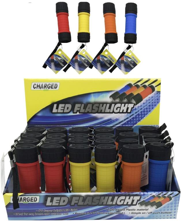 L.E.D Flashlight with Batteries