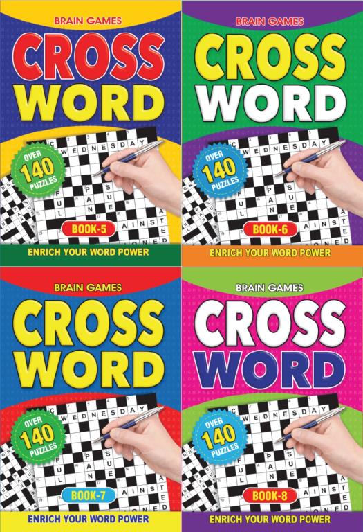 Crossword Puzzle Books-A5 Size
