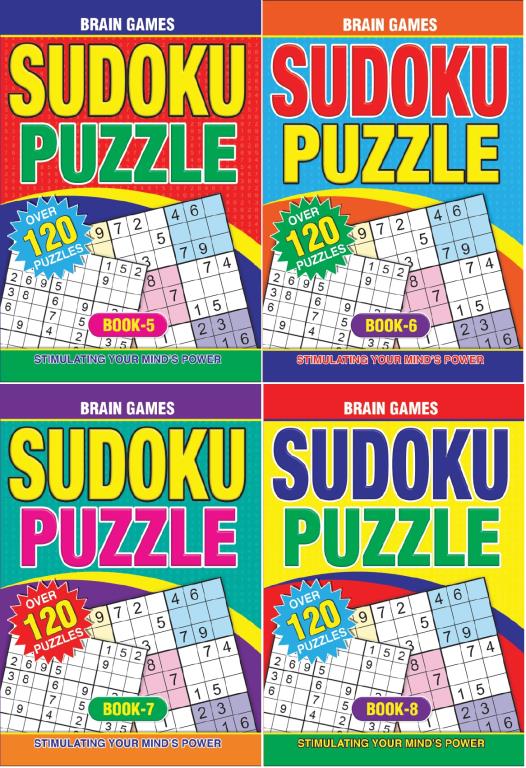 Sudoku Puzzle Books-A4 Size-Large Print Series