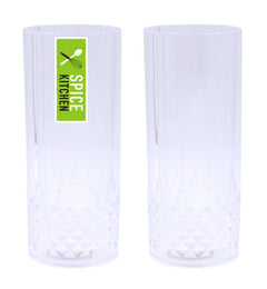 Acrylic Tall Highball Glass 15cm - Clear Reusable