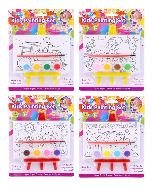 Mini Kids Canvas on Easel