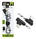 Premium Quick Charge Cable Nylon Braided Cable-IPhone Series (D)
