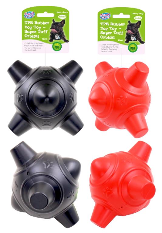 Heavy Duty TPR Rubber Dog Toy-Super Tuff Orbital Series (D)
