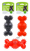 Heavy Duty TPR Rubber Dog Toy - Super Tuff Spikey Bone (D)