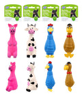 Latex Farm Animal Series Dog Toys