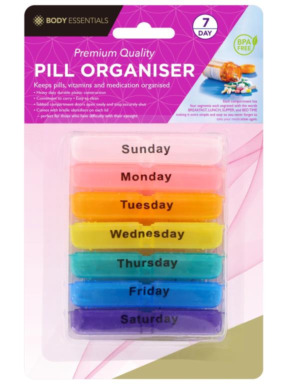 7 Day Medical Pill Case