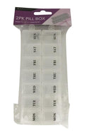 2PK Plastic 7 Day Series Pill Boxes