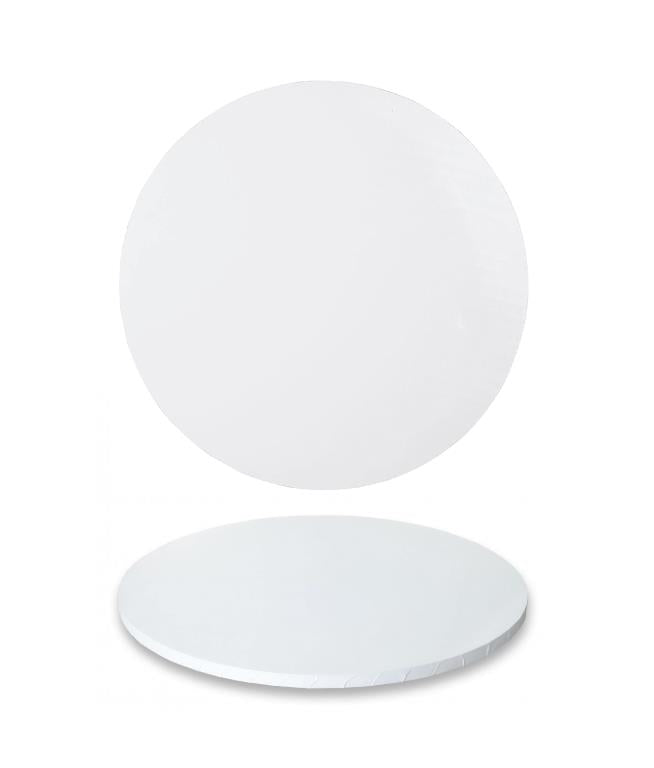 Premium Heavy Duty Professional Cakeboards (Round) - 9" - White Series