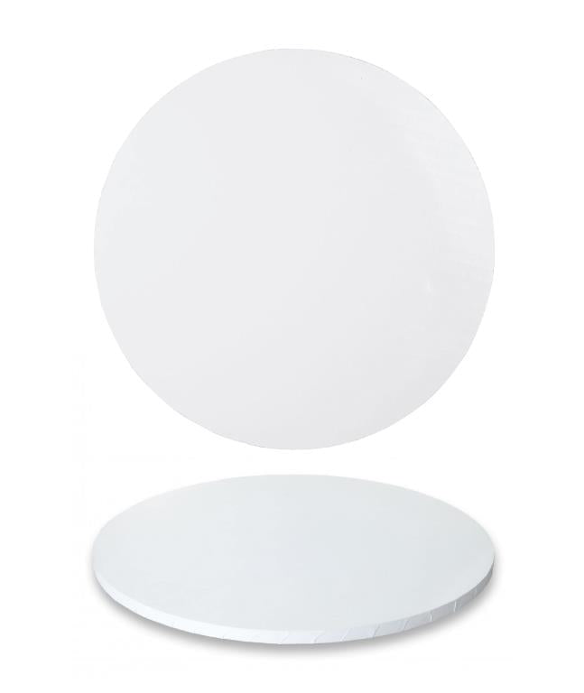 Premium Heavy Duty Professional Cakeboards (Round) - 12" - White Series
