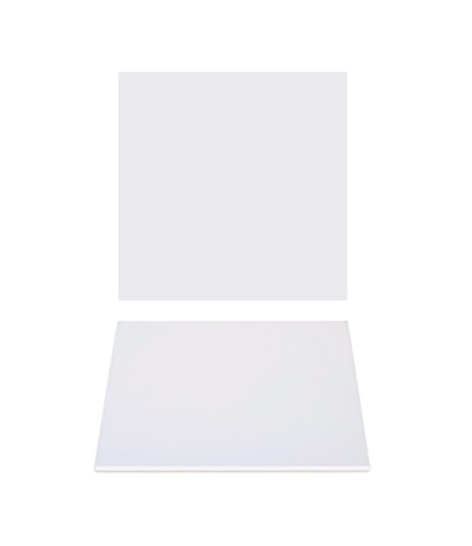 Premium Heavy Duty Professional Cakeboards (Square) - 8" - White Series
