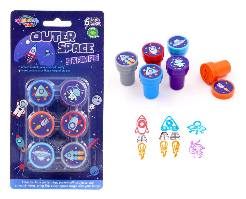 6PK Fun Stamps - Out Of Space Series