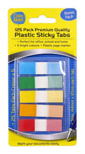 Sticky Tabs Page Markers-125PK (D)