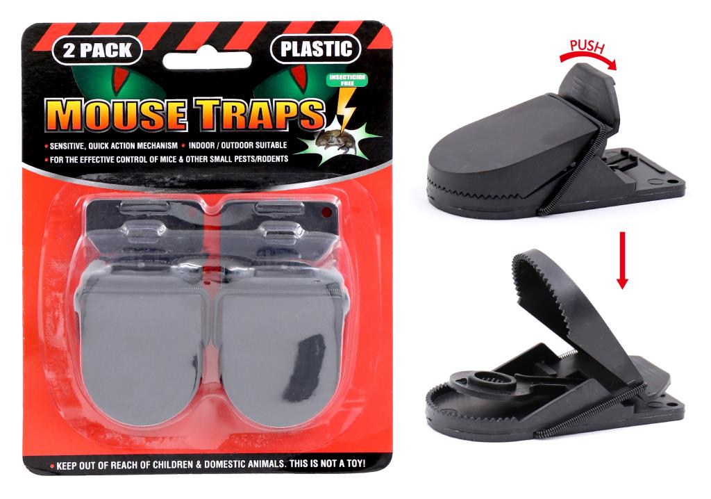 Plastic Mouse Traps-2PK