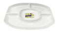 Jumbo Plastic Chip N Dip Platter - Oval