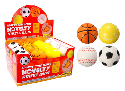 Sports Time Series Stress Balls-Display Box