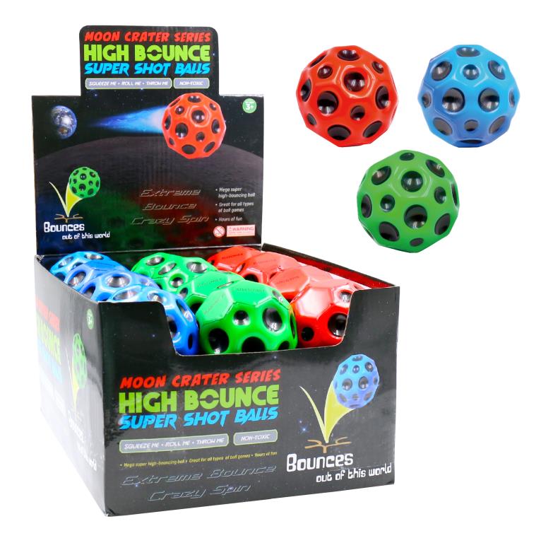Super Bounce Moon Crater Series Balls-Display Box