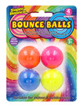4PK Novelty High Bouncing Balls-Solid Colour Series