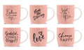 New Bone China Coffee Mug-Pink Sayings Inspired Series