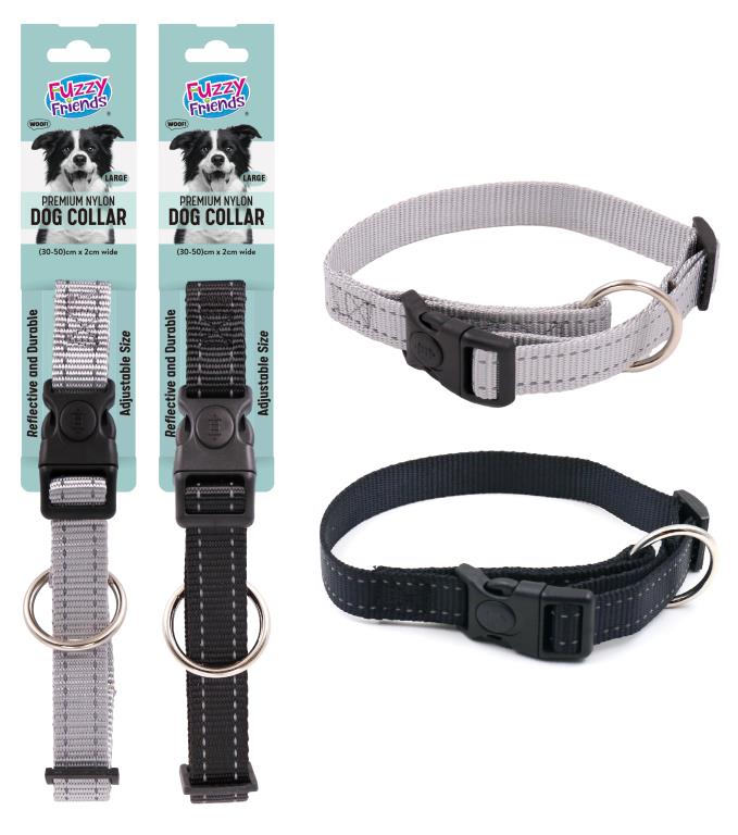 Premium Nylon Reflective Series Collar 2CM x (30-50CM)