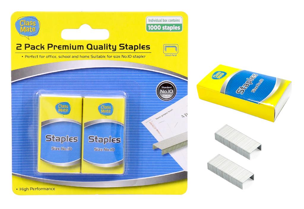 Staples- NO 10 - 1000PK (D)
