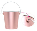 Premium Rose Gold Series Metal Decorative Bucket