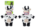 Super Jumbo Plush Crazy Cow Dog Toy