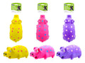 Colourful Spotted Pig Series Latex Dog Toy