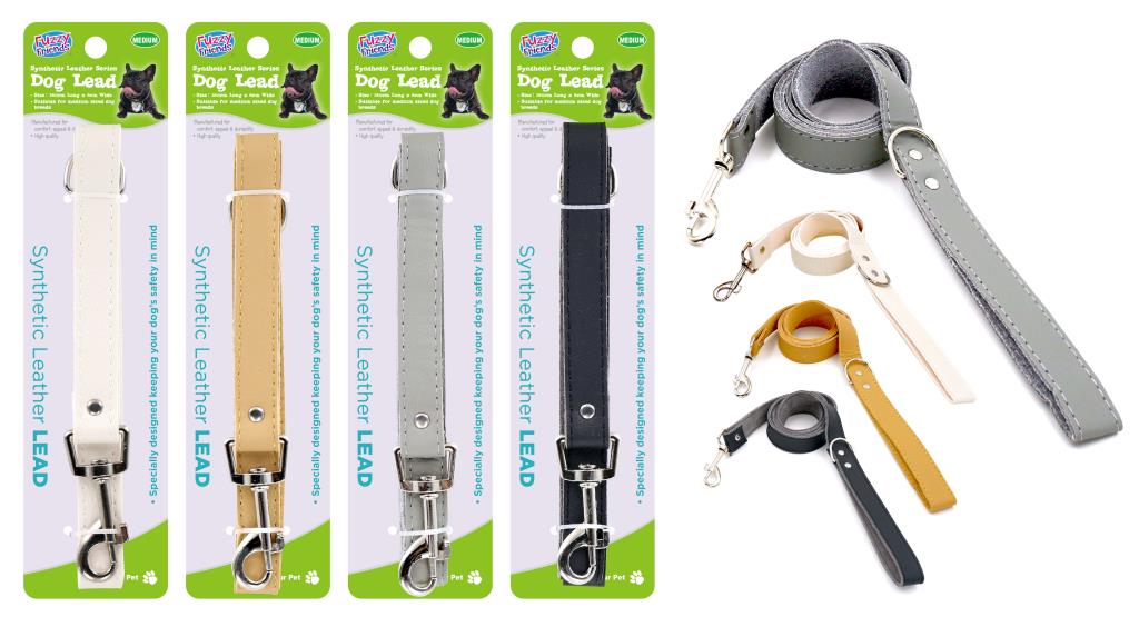 Synthetic Leather Series Dog Lead -120CM  X 2CM  (D)