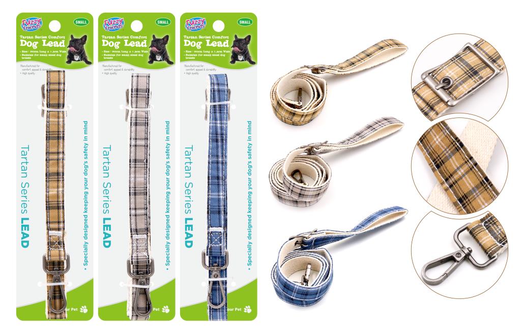 Tartan Series Dog Lead -120CM  X 1.5CM (D)