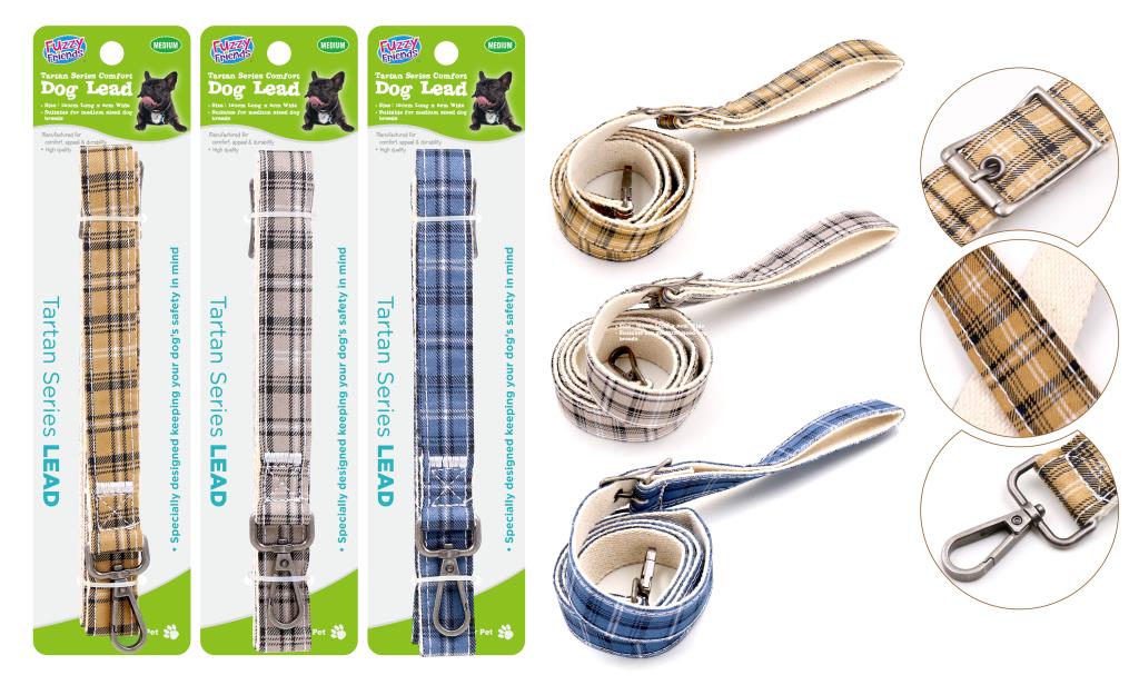 Tartan Series Dog Lead -120CM  X 2CM (D)