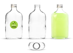 200ML Glass Bottle W/Screw Top Lid