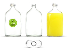 500ML Glass Bottle W/Screw Top Lid