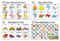 Kids Learning Series Placemats - 44CM x 29CM