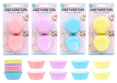 100PK Cake Paper Cups-Pastel Coloured Series