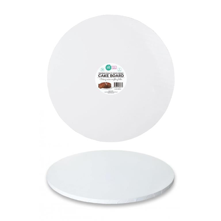 Premium Heavy Duty Professional Cakeboards (Round) - 16" - White Series