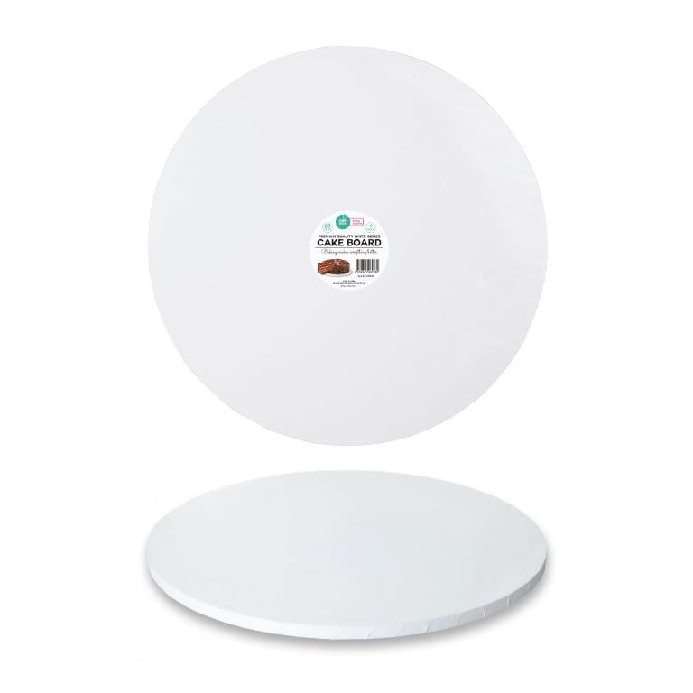 Premium Heavy Duty Professional Cakeboards (Round) - 20" - White Series