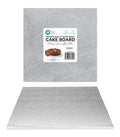 Premium Heavy Duty Professional Cake Boards (Square) 6"-Silver Series