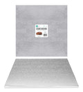 Premium Heavy Duty Professional Cake Boards (Square) 16"-Silver Series