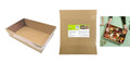 Grazing Box with Clear Plastic Lid - Brown Series 36CM x 25.8CM x 8CM