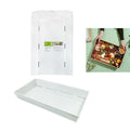 Grazing Box with Clear Plastic Lid - White Series 58CM x 28CM x 8CM