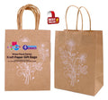 Craft Gift Bags - White Floral Series - 20CM x 15CM x 9CM - 4PK (D)