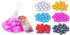 Painted Series Glass Stones(Assorted Colours)-350G