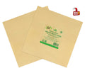 50PK 100% Biodegradable Brown Series Grease Proof Paper - 25CM x 25CM