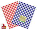 25PK 100% Gingham Tartan Series Grease Proof Paper - 30CM x 40CM