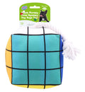 Plush Novelty Cube Squeaky Dog Rope Toy-Large Series (D)