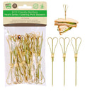 25PK Bamboo Heart Series Pick Skewers
