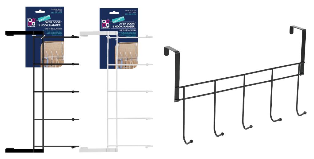 Over Door 5 Hook Hanger -Large Series