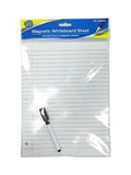 Magnetic Whiteboard Sheet with bonus Marker