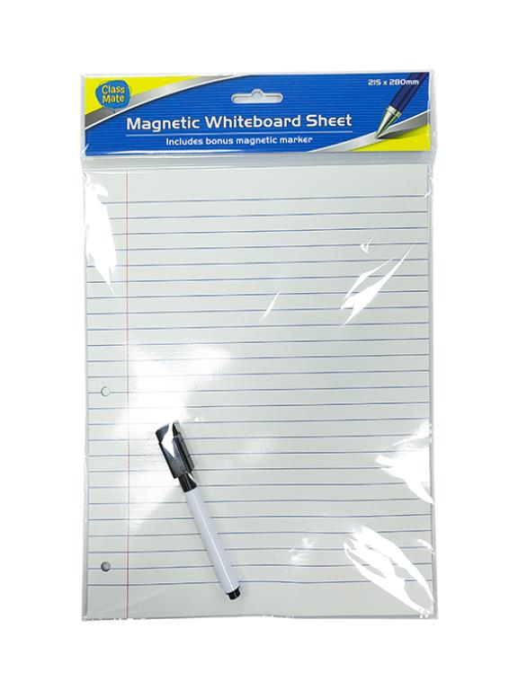 Magnetic Whiteboard Sheet with bonus Marker